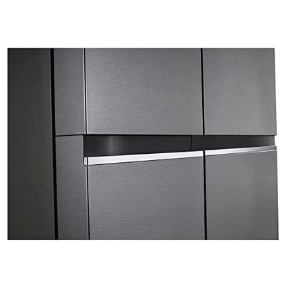 LG 655 L Frost-Free Smart Inverter Double Door Side-By-Side Refrigerator (GL-B257HDSY, Dazzle Steel, Express Freeze | Multi Air-Flow) 