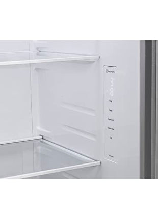 LG 655 L Frost-Free Smart Inverter Double Door Side-By-Side Refrigerator (GL-B257HDSY, Dazzle Steel, Express Freeze | Multi Air-Flow) 