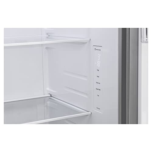 LG 655 L Frost-Free Smart Inverter Double Door Side-By-Side Refrigerator (GL-B257HDSY, Dazzle Steel, Express Freeze | Multi Air-Flow) 