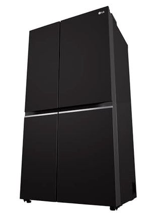 LG 655 L Frost Free Smart Inverter Double Door Side by Side Refrigerator (GL-B257HWBY, Western Black, Express Freezing | Multi Air-Flow) 