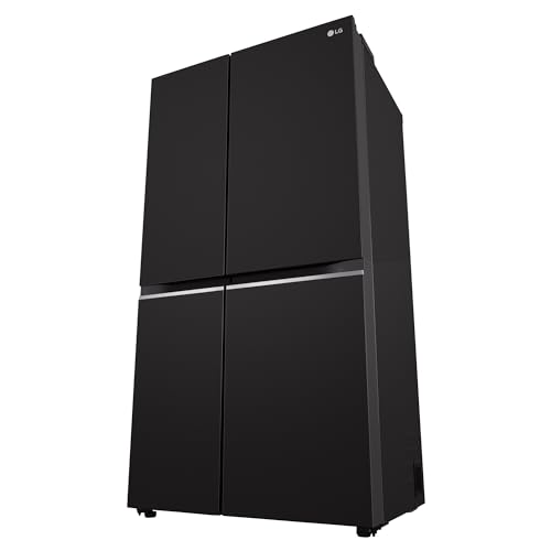 LG 655 L Frost Free Smart Inverter Double Door Side by Side Refrigerator (GL-B257HWBY, Western Black, Express Freezing | Multi Air-Flow) 