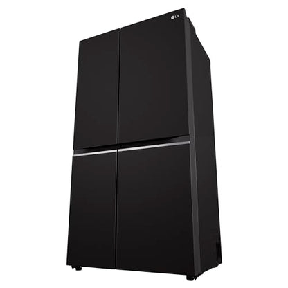 LG 655 L Frost Free Smart Inverter Double Door Side by Side Refrigerator (GL-B257HWBY, Western Black, Express Freezing | Multi Air-Flow) 