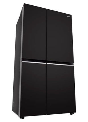 LG 655 L Frost Free Smart Inverter Double Door Side by Side Refrigerator (GL-B257HWBY, Western Black, Express Freezing | Multi Air-Flow) 