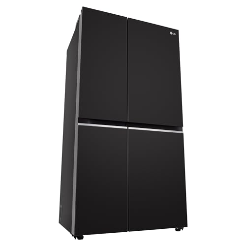 LG 655 L Frost Free Smart Inverter Double Door Side by Side Refrigerator (GL-B257HWBY, Western Black, Express Freezing | Multi Air-Flow) 