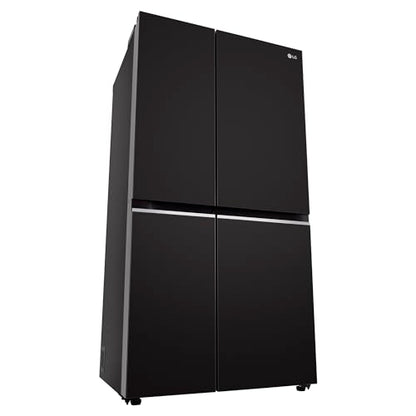 LG 655 L Frost Free Smart Inverter Double Door Side by Side Refrigerator (GL-B257HWBY, Western Black, Express Freezing | Multi Air-Flow) 