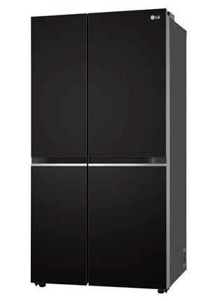 LG 655 L Frost Free Smart Inverter Double Door Side by Side Refrigerator (GL-B257HWBY, Western Black, Express Freezing | Multi Air-Flow) 