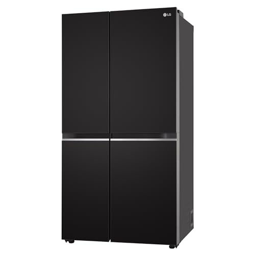 LG 655 L Frost Free Smart Inverter Double Door Side by Side Refrigerator (GL-B257HWBY, Western Black, Express Freezing | Multi Air-Flow) 
