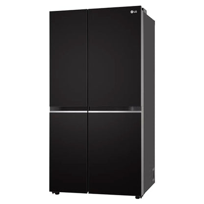 LG 655 L Frost Free Smart Inverter Double Door Side by Side Refrigerator (GL-B257HWBY, Western Black, Express Freezing | Multi Air-Flow) 