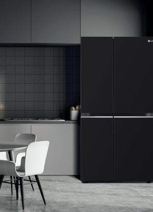 LG 655 L Frost Free Smart Inverter Double Door Side by Side Refrigerator (GL-B257HWBY, Western Black, Express Freezing | Multi Air-Flow) 