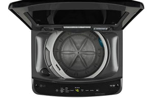 LG 7.5 Kg 5 Star Smart Inverter Technology Fully Automatic Top Load Washing Machine (T75VBMB1Z, Auto Prewash, Turbodrum, Stainless Steel drum, LED Display, Smart Diagnosis, Middle Black) 