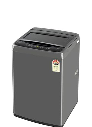 LG 7.5 Kg 5 Star Smart Inverter Technology Fully Automatic Top Load Washing Machine (T75VBMB1Z, Auto Prewash, Turbodrum, Stainless Steel drum, LED Display, Smart Diagnosis, Middle Black) 