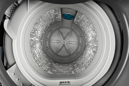 LG 7.5 Kg 5 Star Smart Inverter Technology Fully Automatic Top Load Washing Machine (T75VBMB1Z, Auto Prewash, Turbodrum, Stainless Steel drum, LED Display, Smart Diagnosis, Middle Black) 