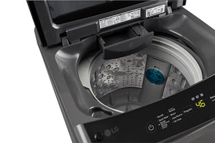 LG 7.5 Kg 5 Star Smart Inverter Technology Fully Automatic Top Load Washing Machine (T75VBMB1Z, Auto Prewash, Turbodrum, Stainless Steel drum, LED Display, Smart Diagnosis, Middle Black) 