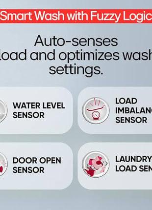 LG 7 Kg, 5 Star, Steam, Inverter Direct Drive Technology, 6 Motion DD, Fully-Automatic Front Load Washing Machine (FHB1207Z2W, Remove Allergens & Tough Stain, In-Built Heater, Essence White) 