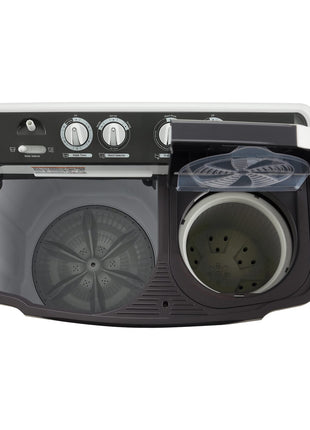 LG 7 Kg 5 Star Wind Jet Dry Semi-Automatic Top Loading Washing Machine (P7020NGAZ, Dark Gray, Rat Away Feature) 