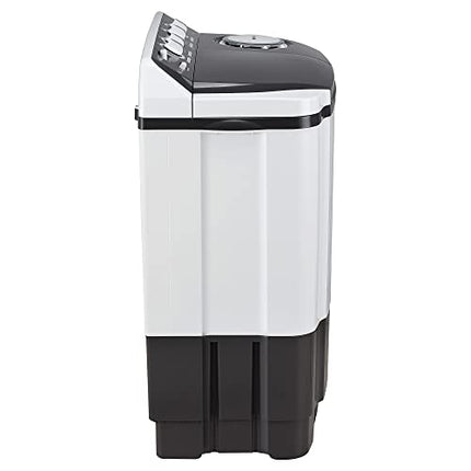 LG 7 Kg 5 Star Wind Jet Dry Semi-Automatic Top Loading Washing Machine (P7020NGAZ, Dark Gray, Rat Away Feature) 