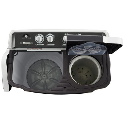 LG 7 Kg 5 Star Wind Jet Dry Semi-Automatic Top Loading Washing Machine (P7020NGAZ, Dark Gray, Rat Away Feature) 