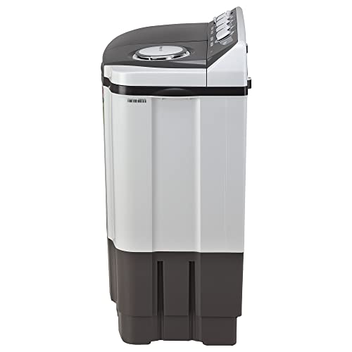 LG 7 Kg 5 Star Wind Jet Dry Semi-Automatic Top Loading Washing Machine (P7020NGAZ, Dark Gray, Rat Away Feature) 
