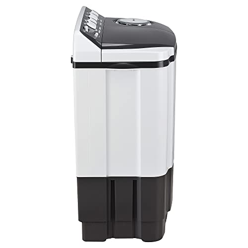 LG 7 Kg 5 Star Wind Jet Dry Semi-Automatic Top Loading Washing Machine (P7020NGAZ, Dark Gray, Rat Away Feature) 