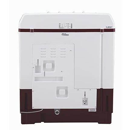 LG 8.5 kg 5 Star Semi-Automatic Top Load Washing Machine (P8530SRAZ, Burgundy, Roller Jet Pulsator) 