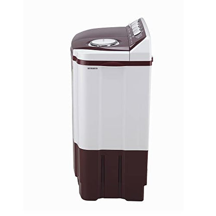 LG 8.5 kg 5 Star Semi-Automatic Top Load Washing Machine (P8530SRAZ, Burgundy, Roller Jet Pulsator) 