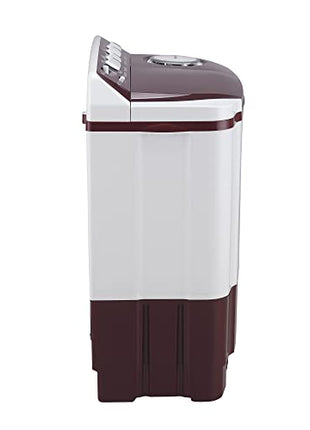 LG 8.5 kg 5 Star Semi-Automatic Top Load Washing Machine (P8530SRAZ, Burgundy, Roller Jet Pulsator) 