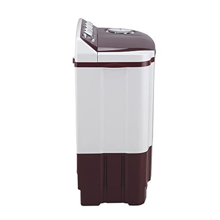 LG 8.5 kg 5 Star Semi-Automatic Top Load Washing Machine (P8530SRAZ, Burgundy, Roller Jet Pulsator) 