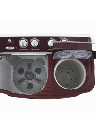 LG 8.5 kg 5 Star Semi-Automatic Top Load Washing Machine (P8530SRAZ, Burgundy, Roller Jet Pulsator) 