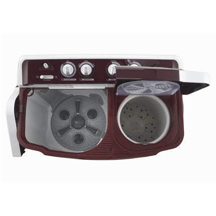 LG 8.5 kg 5 Star Semi-Automatic Top Load Washing Machine (P8530SRAZ, Burgundy, Roller Jet Pulsator) 