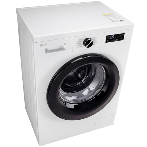 LG 8 Kg 5 Star Steam, Inverter Direct Drive Technology, 6 Motion DD, Fully-Automatic Front Load Washing Machine (FHB1208Z2W, Dial + Full Touch Buttons & LED Display, Essence White) 