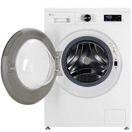 LG 8 Kg 5 Star Steam, Inverter Direct Drive Technology, 6 Motion DD, Fully-Automatic Front Load Washing Machine (FHB1208Z2W, Dial + Full Touch Buttons & LED Display, Essence White) 