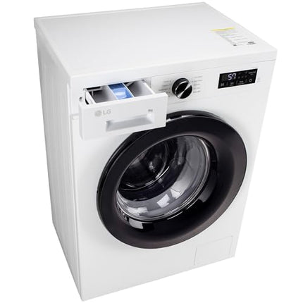 LG 8 Kg 5 Star Steam, Inverter Direct Drive Technology, 6 Motion DD, Fully-Automatic Front Load Washing Machine (FHB1208Z2W, Dial + Full Touch Buttons & LED Display, Essence White) 