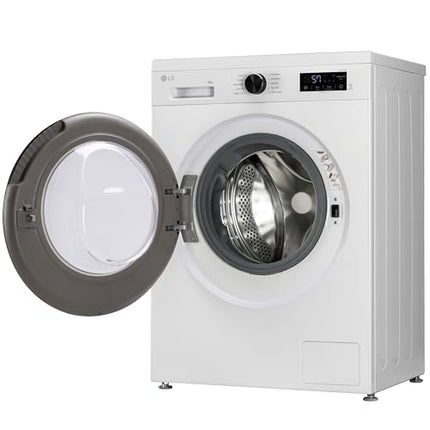 LG 8 Kg 5 Star Steam, Inverter Direct Drive Technology, 6 Motion DD, Fully-Automatic Front Load Washing Machine (FHB1208Z2W, Dial + Full Touch Buttons & LED Display, Essence White) 
