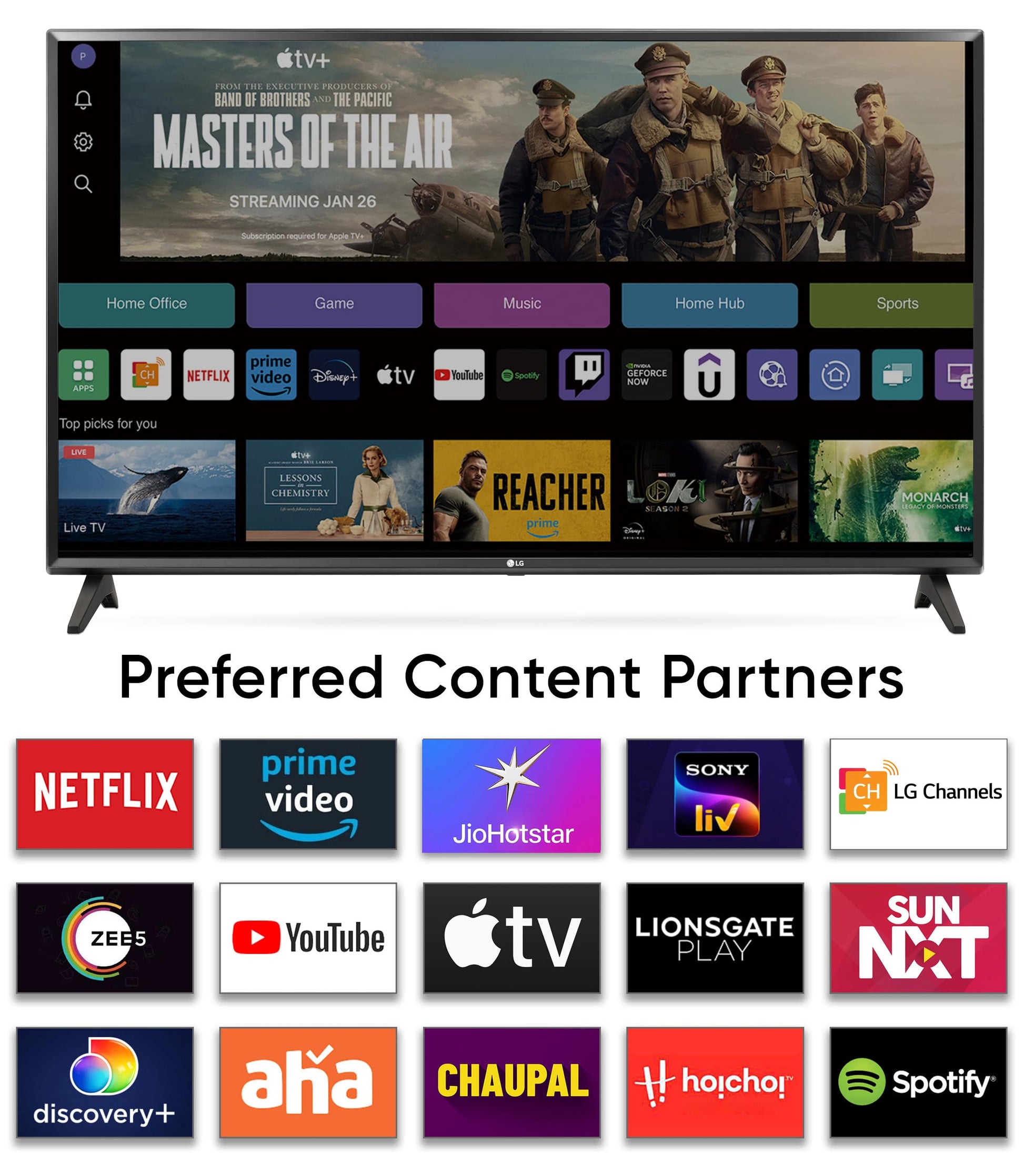 LG 80 cms (32 inches) LR570 Series Smart webOS LED TV 32LR570B6LA 