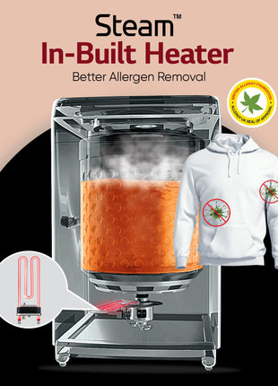 LG 9.0 Kg, 5 Star, AI Direct Drive Technology, Steam Wash for Allergy Removal, Fully-Automatic Top Loading Washing Machine (THD09SPM, Middle Black, More Fabric Care & Convenience, In-Built Heater) 