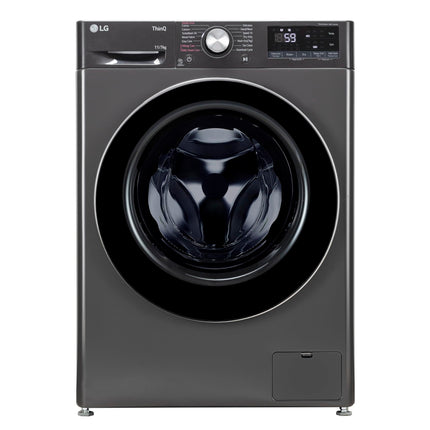LG Smart Choice,11 Kg (Wash)/7 Kg (Dry), AI Direct Drive Technology, Steam, 6 Motion DD & Wi-Fi Front Load Fully Automatic Washer Dryer (FHD1107SWM, Intelligent & Convenient Fabric Care, Middle Black) 