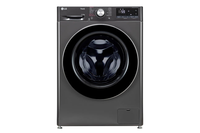 LG Smart Choice,11 Kg (Wash)/7 Kg (Dry), AI Direct Drive Technology, Steam, 6 Motion DD & Wi-Fi Front Load Fully Automatic Washer Dryer (FHD1107SWM, Intelligent & Convenient Fabric Care, Middle Black) 