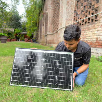 LOOM SOLAR Panel 55 WATT/12 V Mono PERC, Performance Warranty 25 Years 