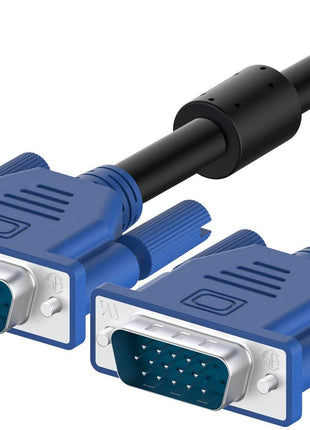LS LAPSTER Quality Assured Male to Male VGA Cable 1.5 Meter, Support Monitor/PC/LCD/LED, Plasma, Projector, TFT (LST-VGACBLE-1.5M) 