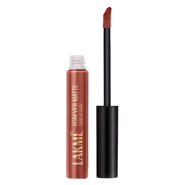 Lakmé Forever Matte Liquid Lip Colour, Nude Myth, 5.6 ml 
