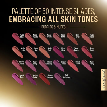 Lakmé Forever Matte Liquid Lip Colour, Nude Myth, 5.6 ml 