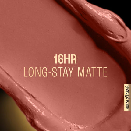 Lakmé Forever Matte Liquid Lip Colour, Nude Myth, 5.6 ml 