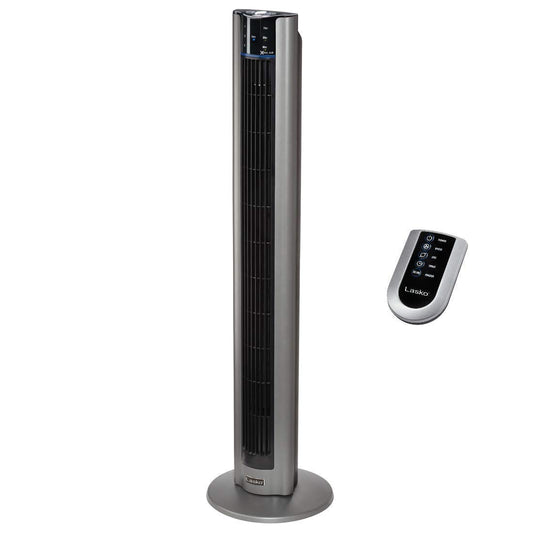 Lasko 48" Xtra Air Tower Fan with Fresh Air Ionizer, Timer and Remote Control for Home,Bedroom and Office use, with 3 yr India On-site warranty. 