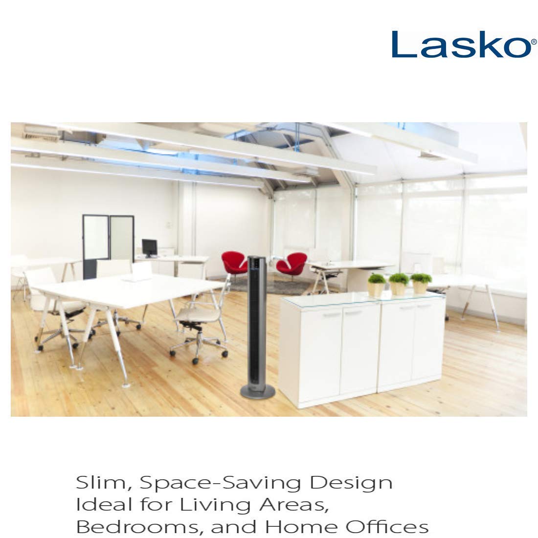 Lasko 48" Xtra Air Tower Fan with Fresh Air Ionizer, Timer and Remote Control for Home,Bedroom and Office use, with 3 yr India On-site warranty. 