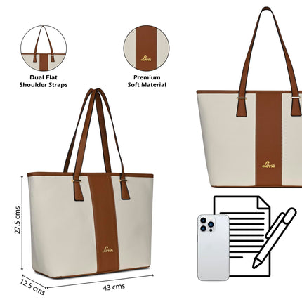 Lavie Avery Colourblock Tote |Tote Bag | Ladies purse | Stylish Shoulder Bag | Gift for Women 