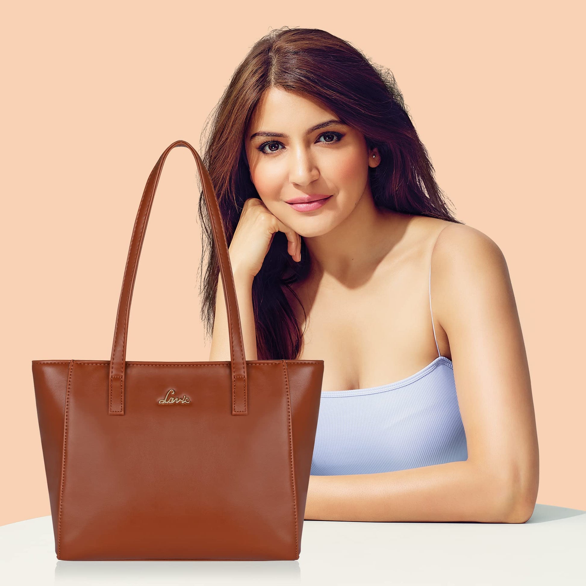 Lavie Betula Women's Tote Bag (Brown, Tan) 