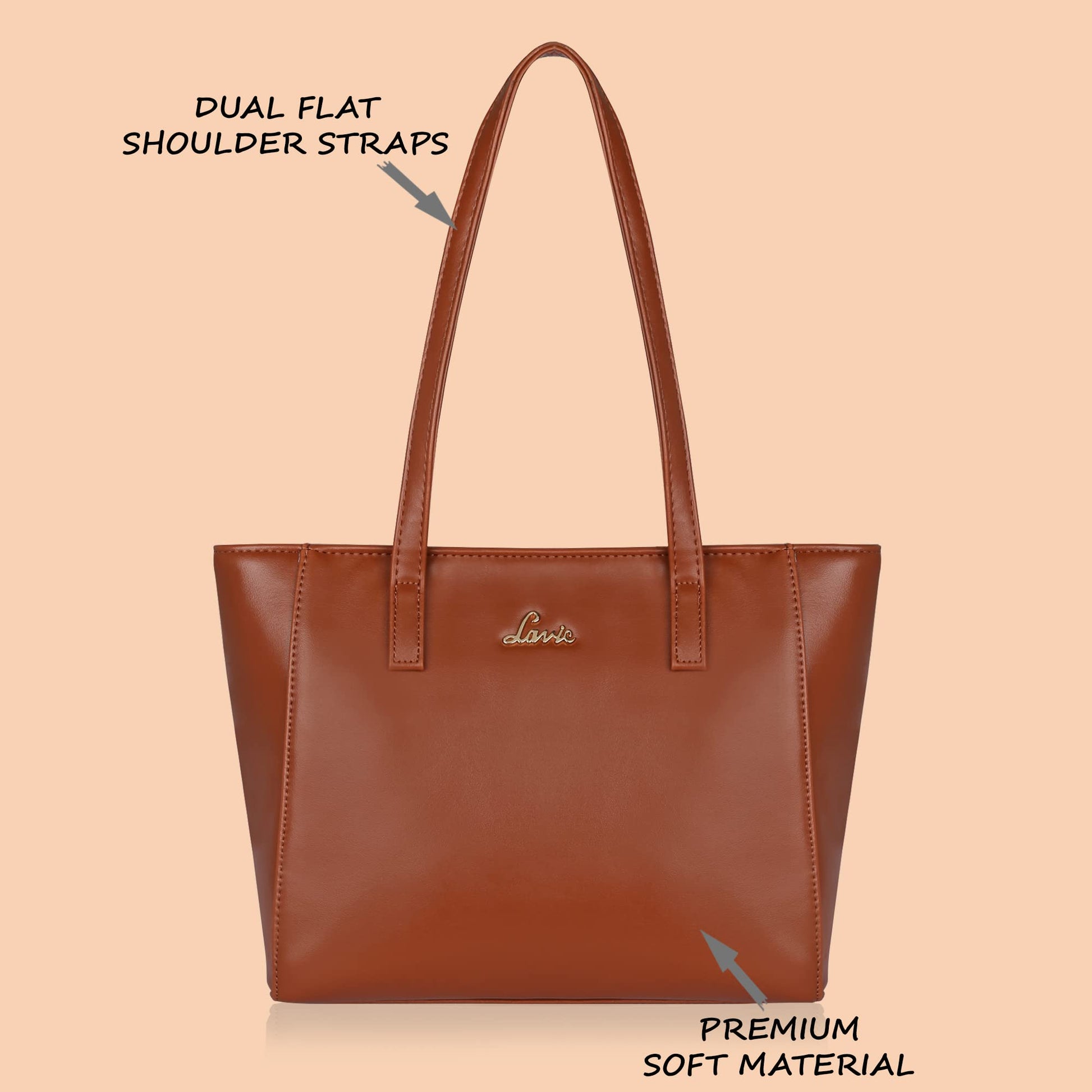 Lavie Betula Women's Tote Bag (Brown, Tan) 