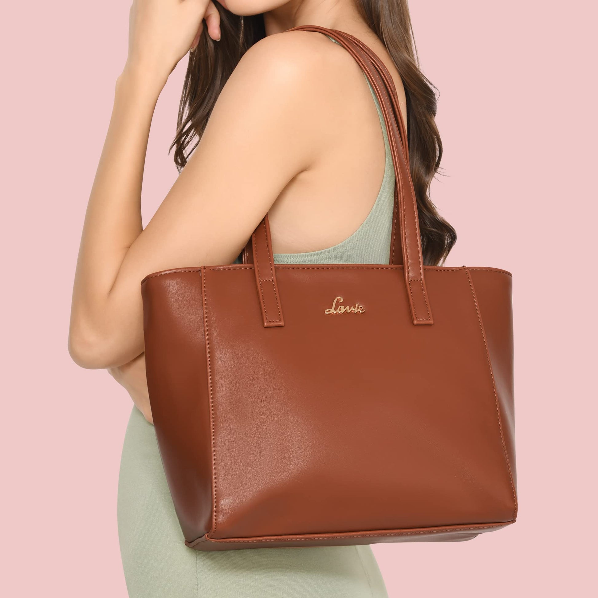 Lavie Betula Women's Tote Bag (Brown, Tan) 