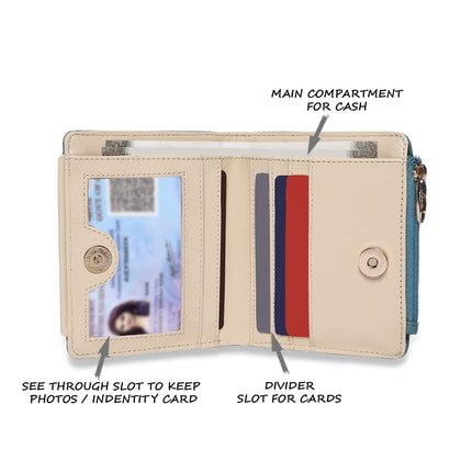 Lavie Women's Chic Green Wallet-Small (WKGJ484050N2) 