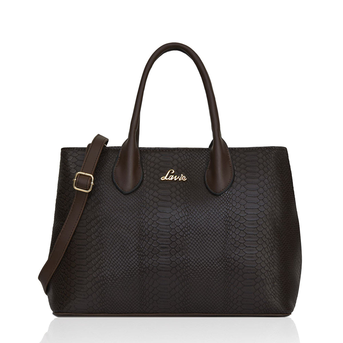 Lavie Women's Ficus Medium Satchel Handbag for Women | Satchel Bag for Work | Ladies purse | Stylish Shoulder Bag | Gift For Women 